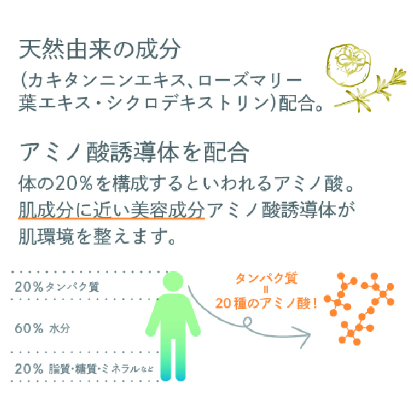 アミノ酸誘導体を配合